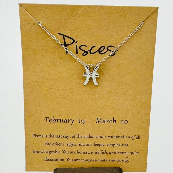 Silver Pisces Necklace - NWT - Picture 1 of 1